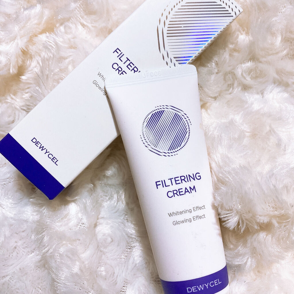 フィルタリングクリーム/DEWYCEL/日焼け止めクリームを使ったクチコミ（1枚目）