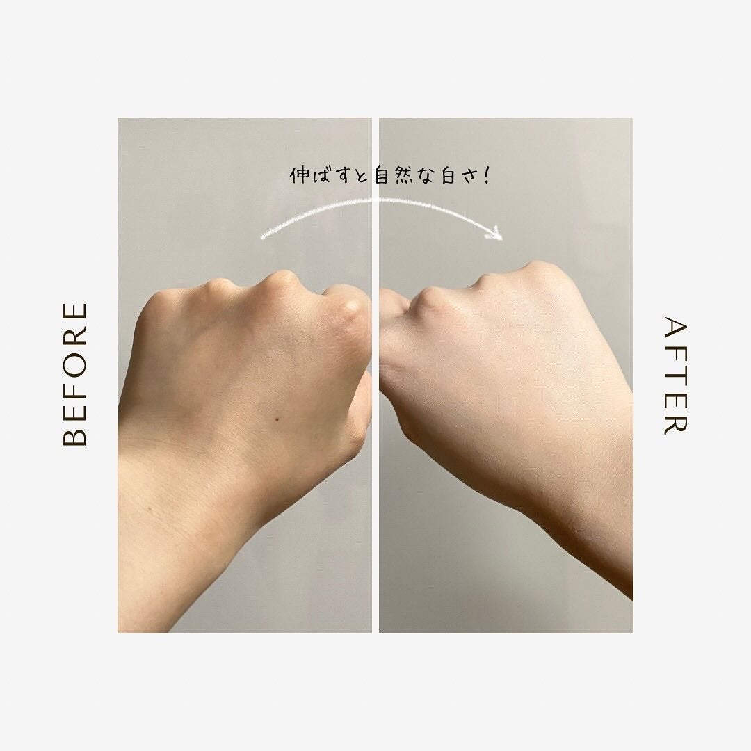 ボディファンデーション ホワイト/COSCOS/ボディミルクを使ったクチコミ(3枚目)