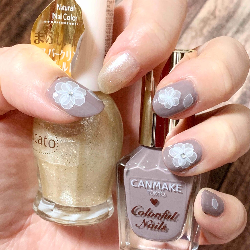 カラフルネイルズ/キャンメイク/マニキュアを使ったクチコミ(2枚目)