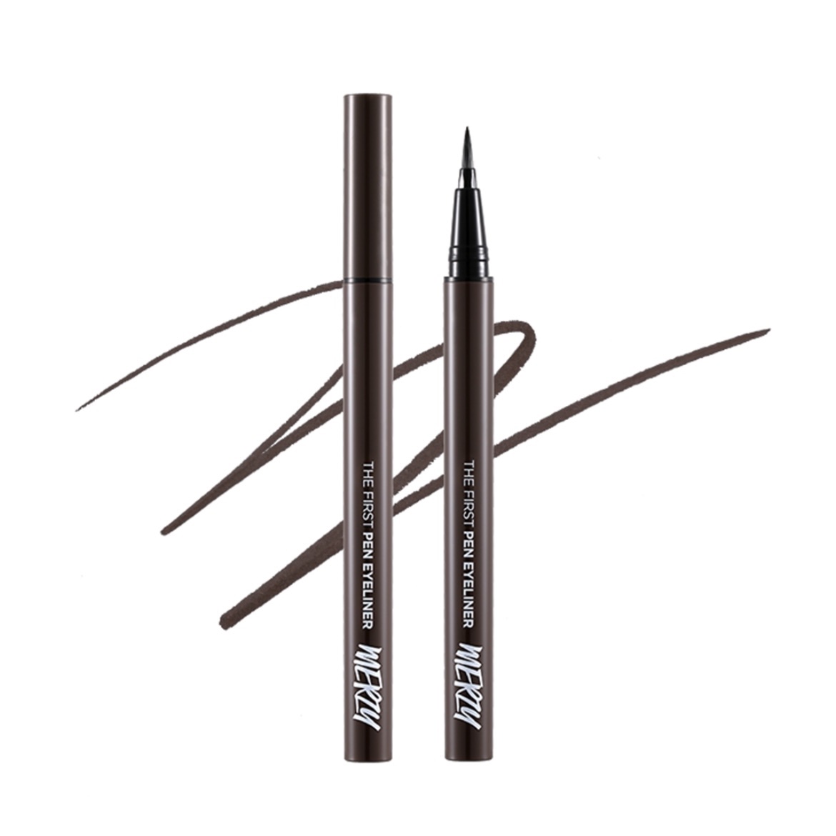 ザ ファースト ペンアイライナー P2.ブラウニー/MERZY/リキッドアイライナーを使ったクチコミ（1枚目）