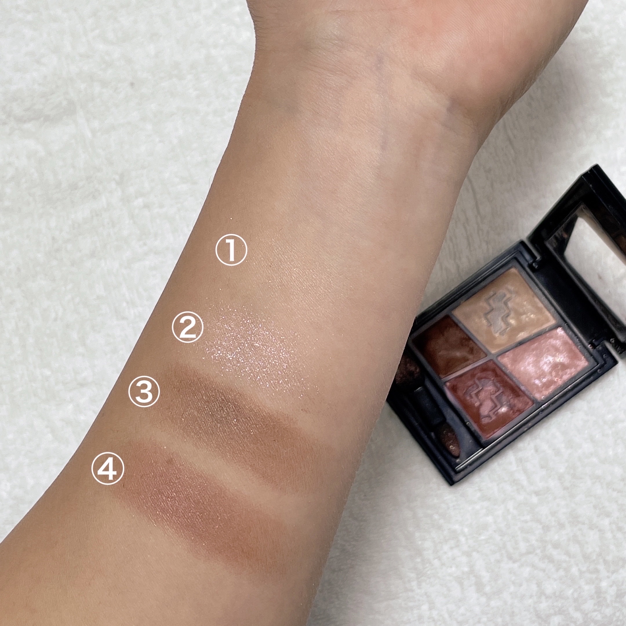 ジェミィリッチ アイズ/Visée/アイシャドウパレットを使ったクチコミ（3枚目）