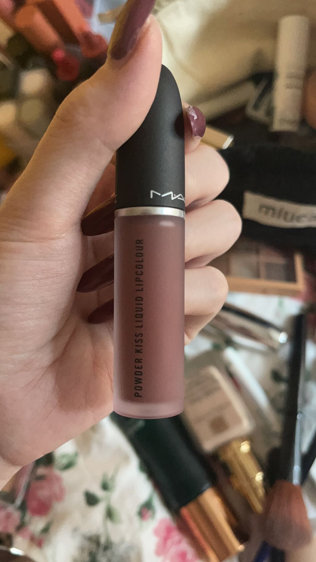 パウダー キス リキッド リップカラー/M・A・C/口紅を使ったクチコミ(3枚目)