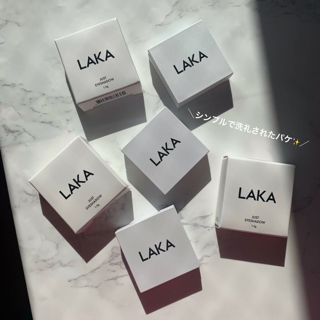 ジャストアイシャドウ/Laka/単色アイシャドウを使ったクチコミ(2枚目)