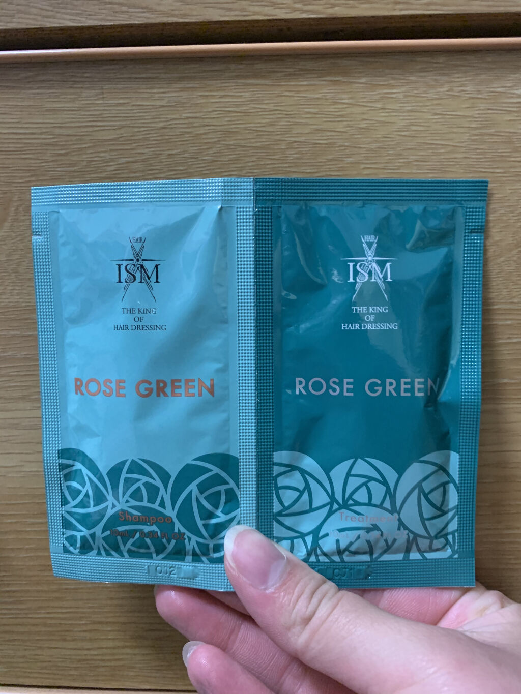 ROSE GREEN シャンプー／トリートメント トライアルパック/ISM/市販シャンプーを使ったクチコミ（1枚目）