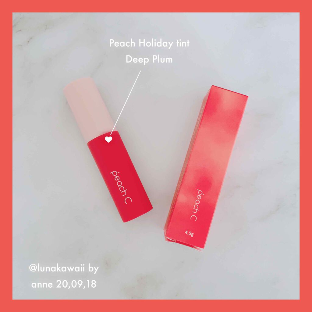 peachC  ティント/Peach C/リップティントを使ったクチコミ（1枚目）