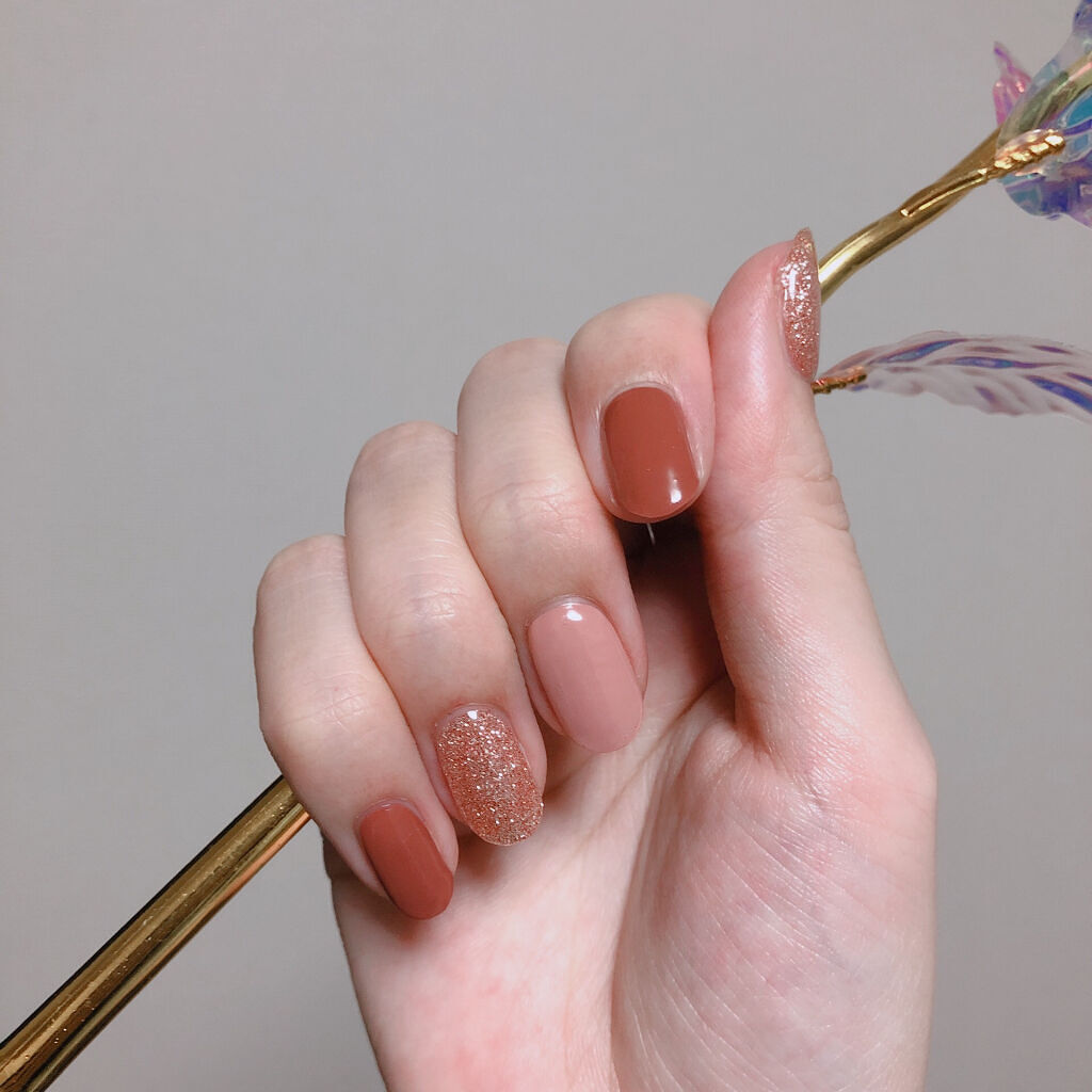 セミキュアジェルネイル（ハンド） ND-048 N Heimish/ohora/ネイルシールを使ったクチコミ（1枚目）