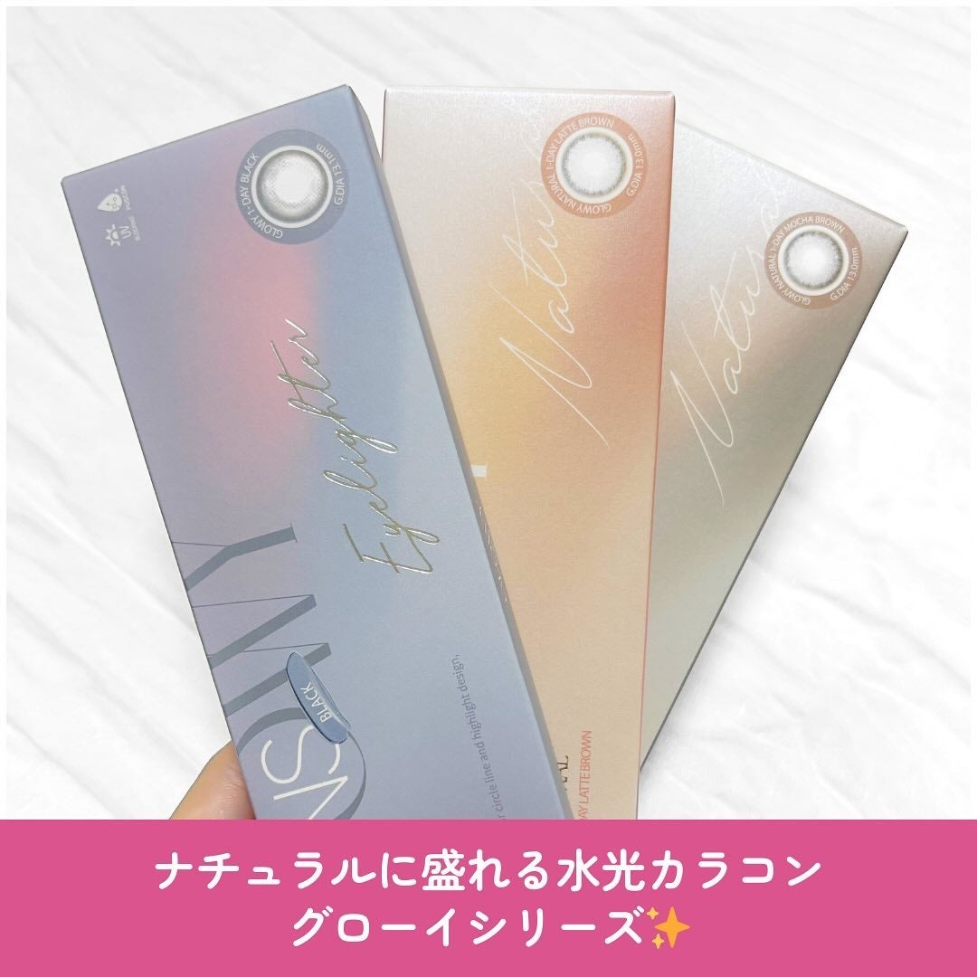 Glowy 1day/OLENS/ワンデー(1DAY)カラコンを使ったクチコミ(2枚目)