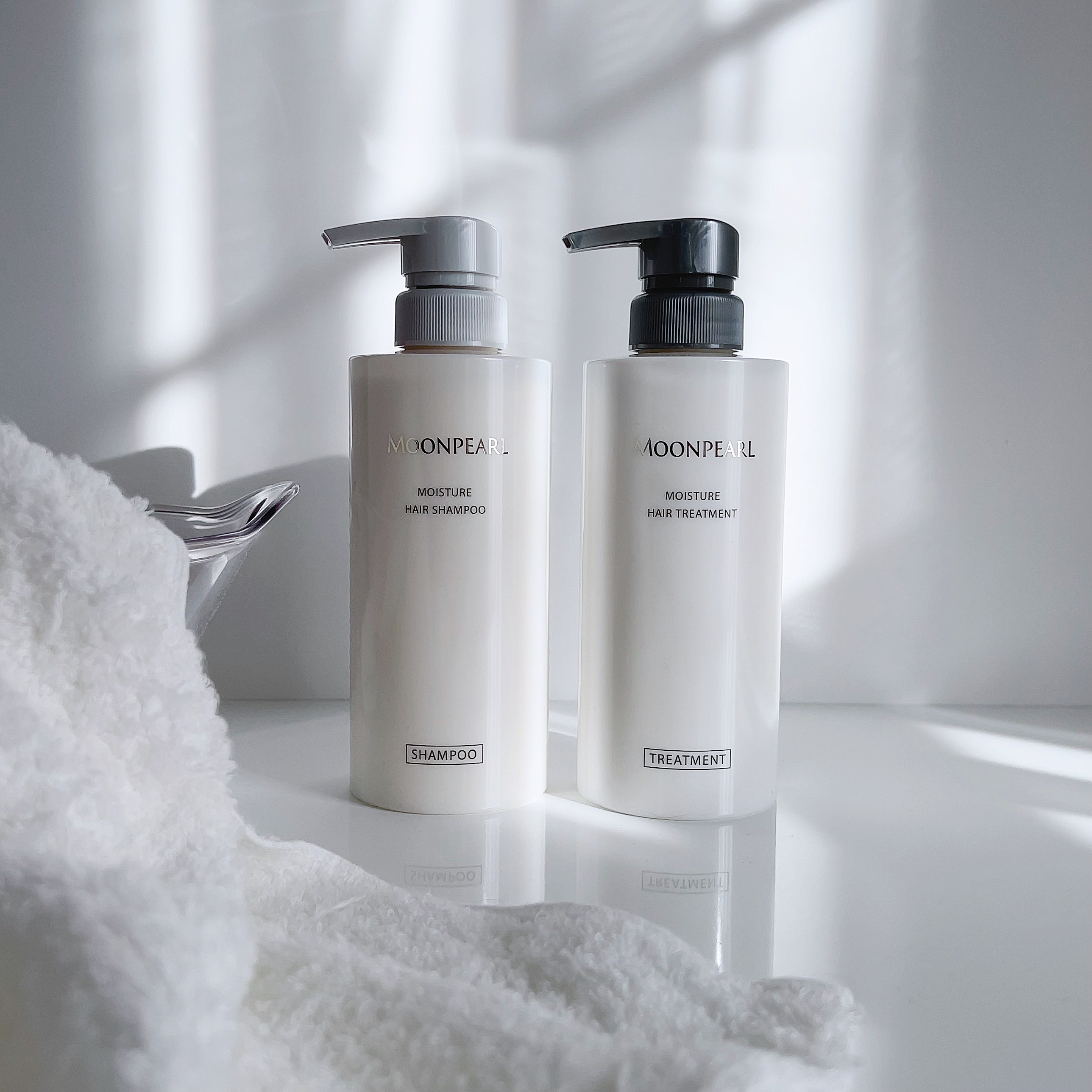 ムーンパール モイスチャー ヘアシャンプー/ヘアトリートメント/ミキモト コスメティックス/市販シャンプーを使ったクチコミ（1枚目）