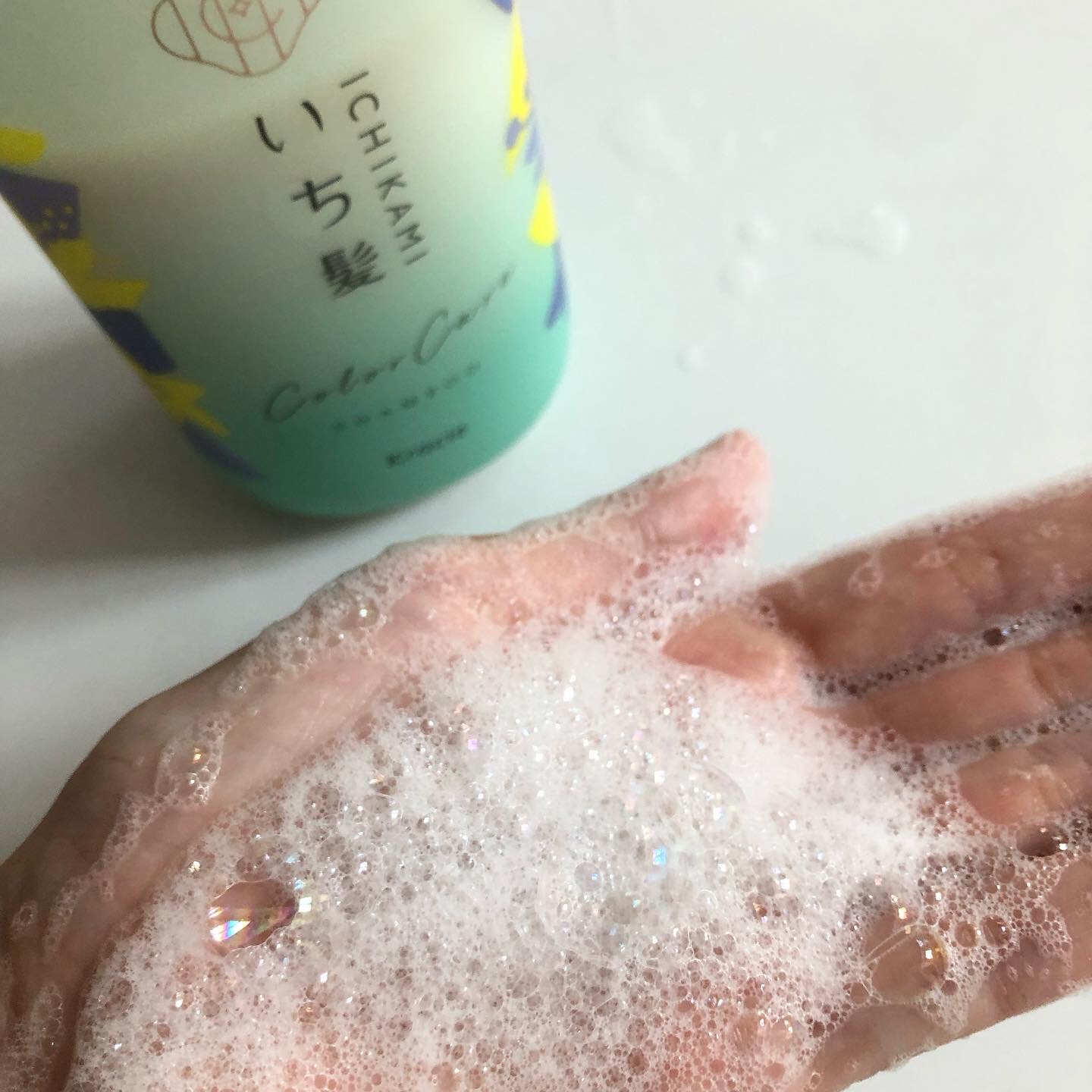 カラーケア&ベーストリートメント in シャンプー/コンディショナー/いち髪/市販シャンプーを使ったクチコミ（3枚目）