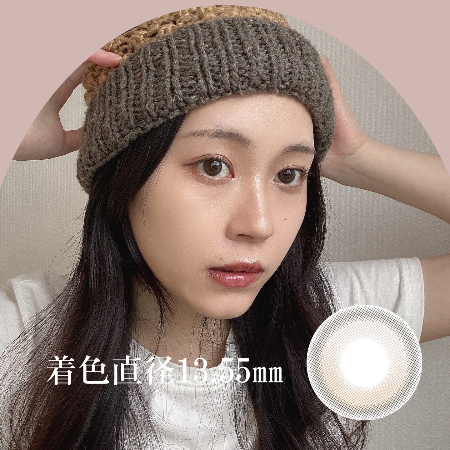 WANAF 1day クッショングロー(CUSHION GLOW)/WANAF/ワンデー（１DAY）カラコンを使ったクチコミ（3枚目）