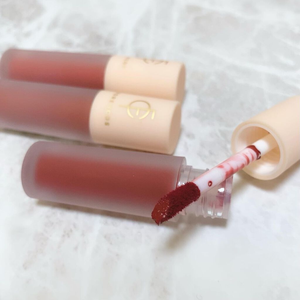 タトゥーベルベットミニティントセット/フォレンコス/リップティントを使ったクチコミ（2枚目）