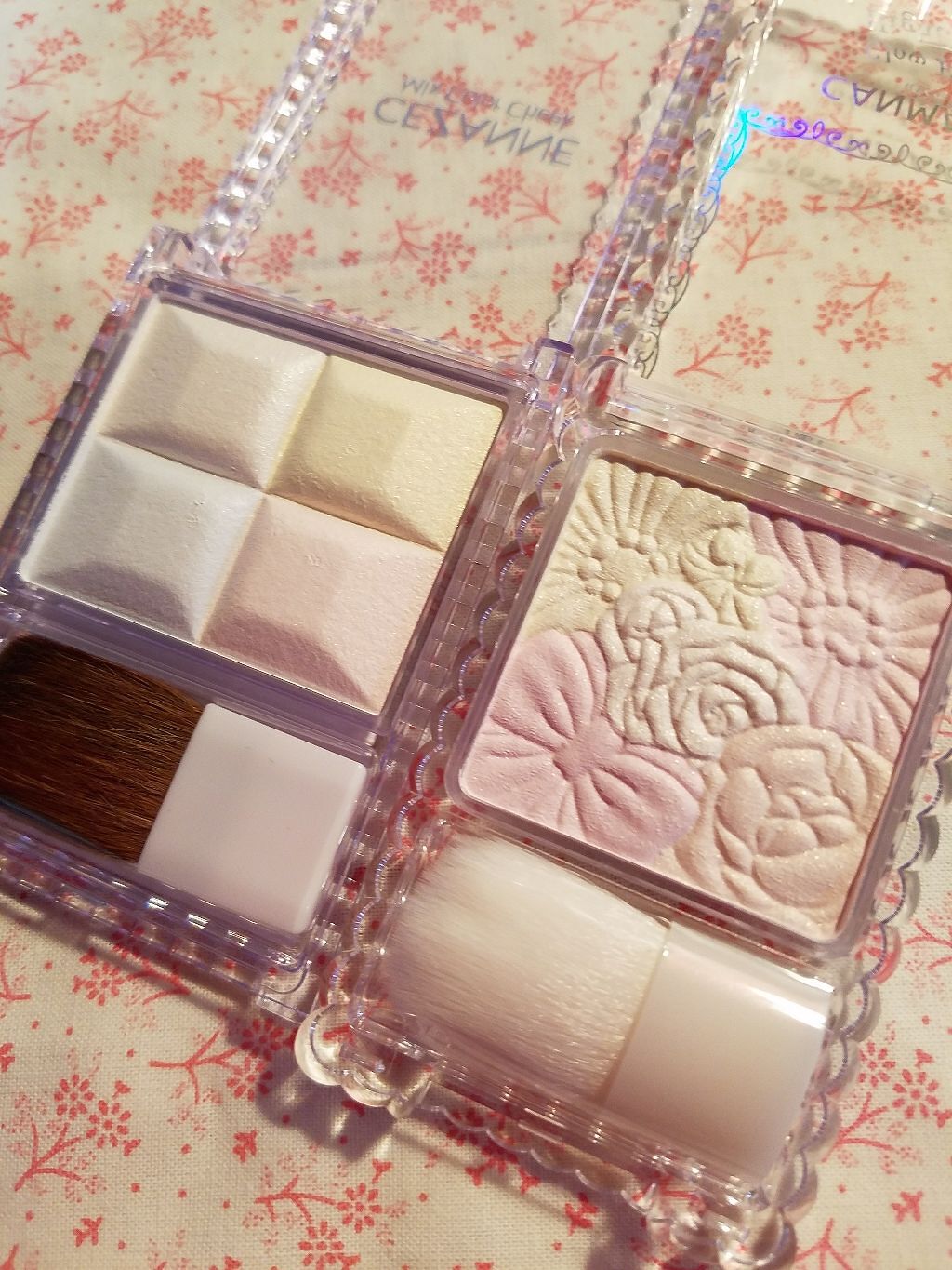 グロウフルールハイライター/キャンメイク/パウダーハイライトを使ったクチコミ（2枚目）