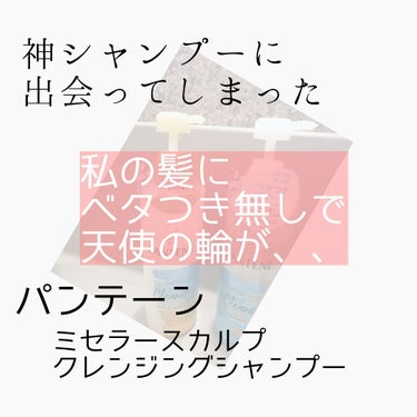 ミセラー スカルプクレンズシャンプー／トリートメント/パンテーン/シャンプー・コンディショナーを使ったクチコミ（1枚目）