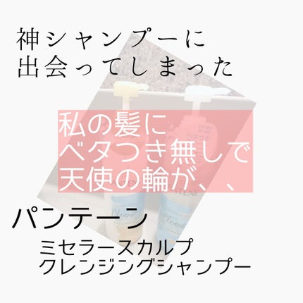 ミセラー スカルプクレンズシャンプー/トリートメント/パンテーン/市販シャンプーを使ったクチコミ(1枚目)