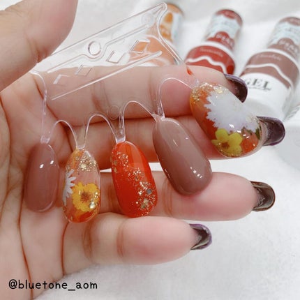 ⋆͛🦖⋆͛aomi on LIPS 「ダイソージェルとSHEINで買ったホイルを使ってお遊び!なんか..」(7枚目)