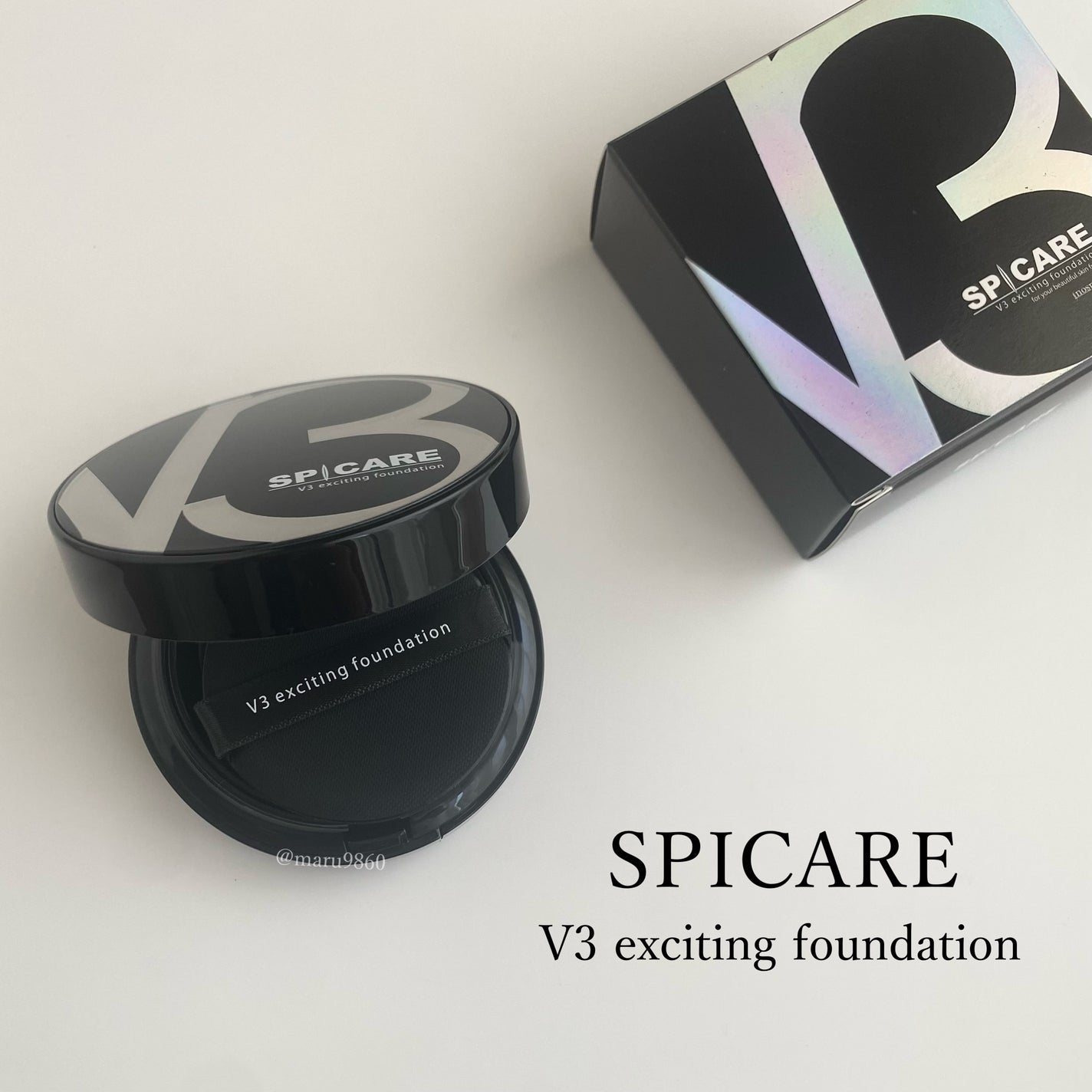 V3 エキサイティングファンデーション/SPICARE/クッションファンデーションを使ったクチコミ(1枚目)