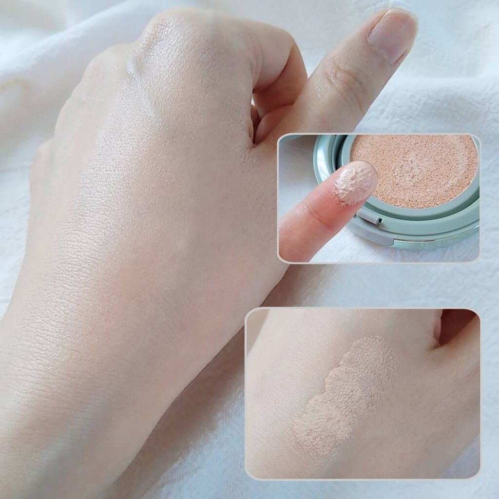 VELY VELY ダーマグッドグリーンクッションのクチコミ「みずみずしく軽く、キメつや肌づくり♡
.
.
#velyvely
『ダーマグッドグリーンクッシ.....」（3枚目）