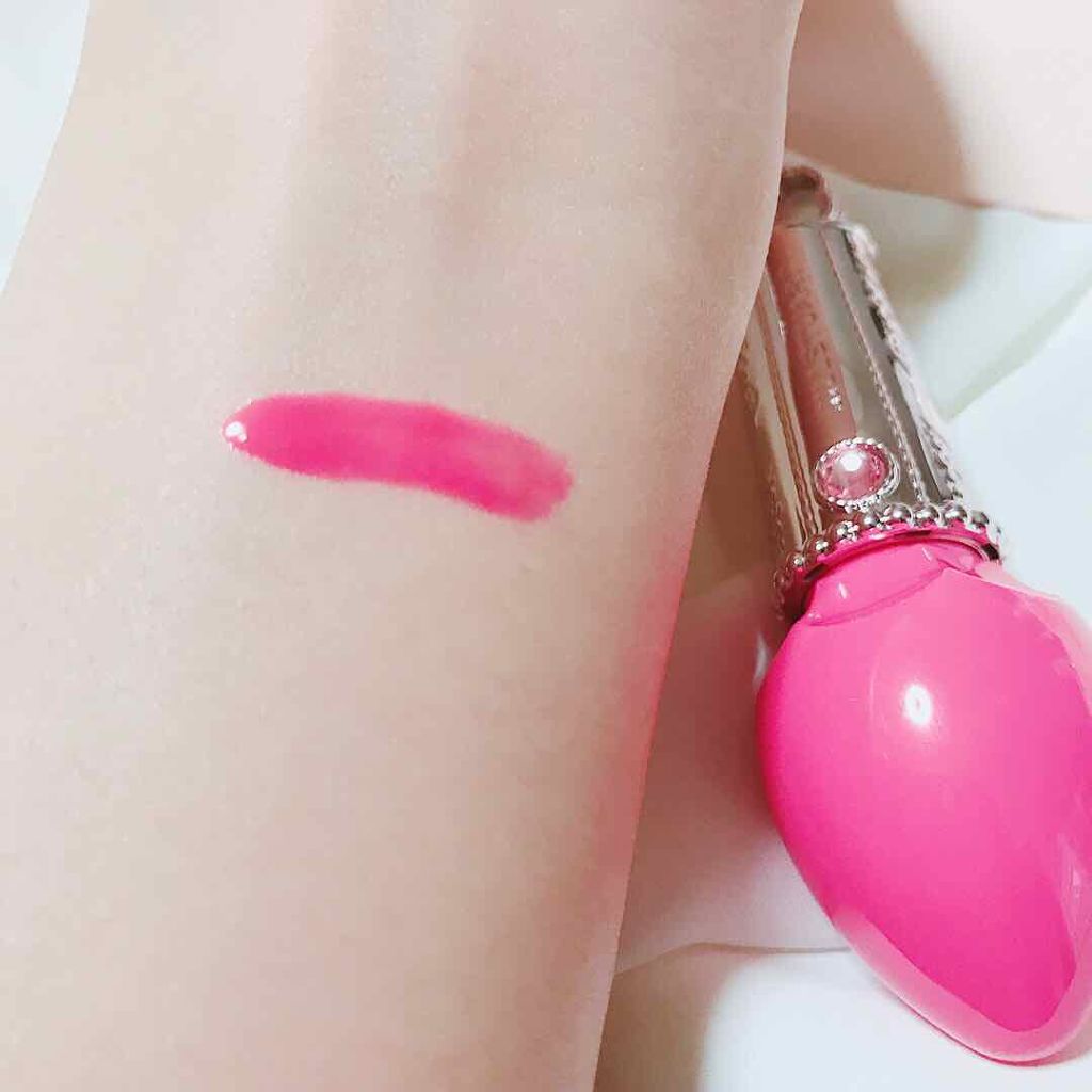 フォーエヴァージューシー オイルルージュ ティント 02 candy factory/JILL STUART/リップティントを使ったクチコミ（3枚目）