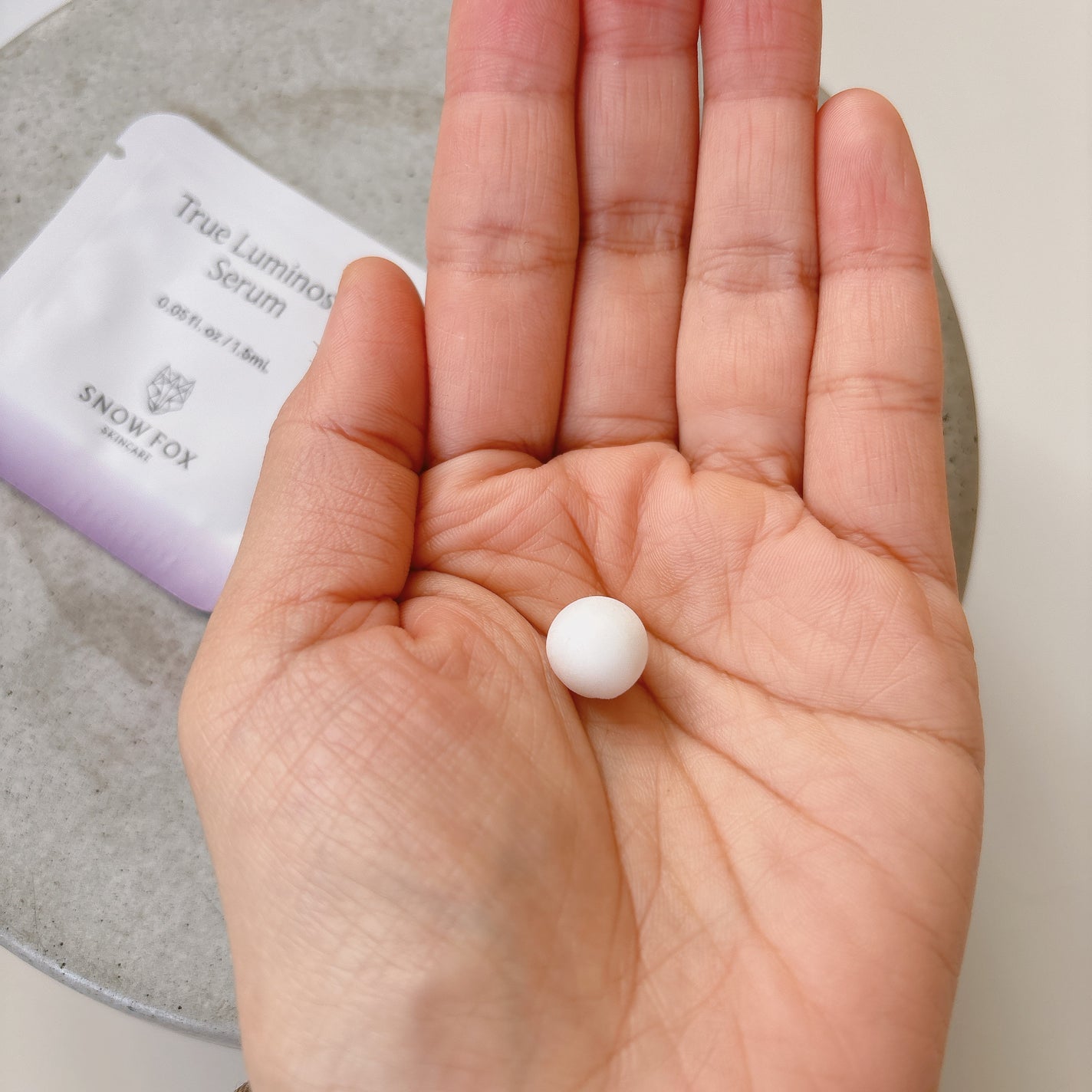 ブライトニング ブースターボール/SNOW FOX SKINCARE/美容液を使ったクチコミ(2枚目)