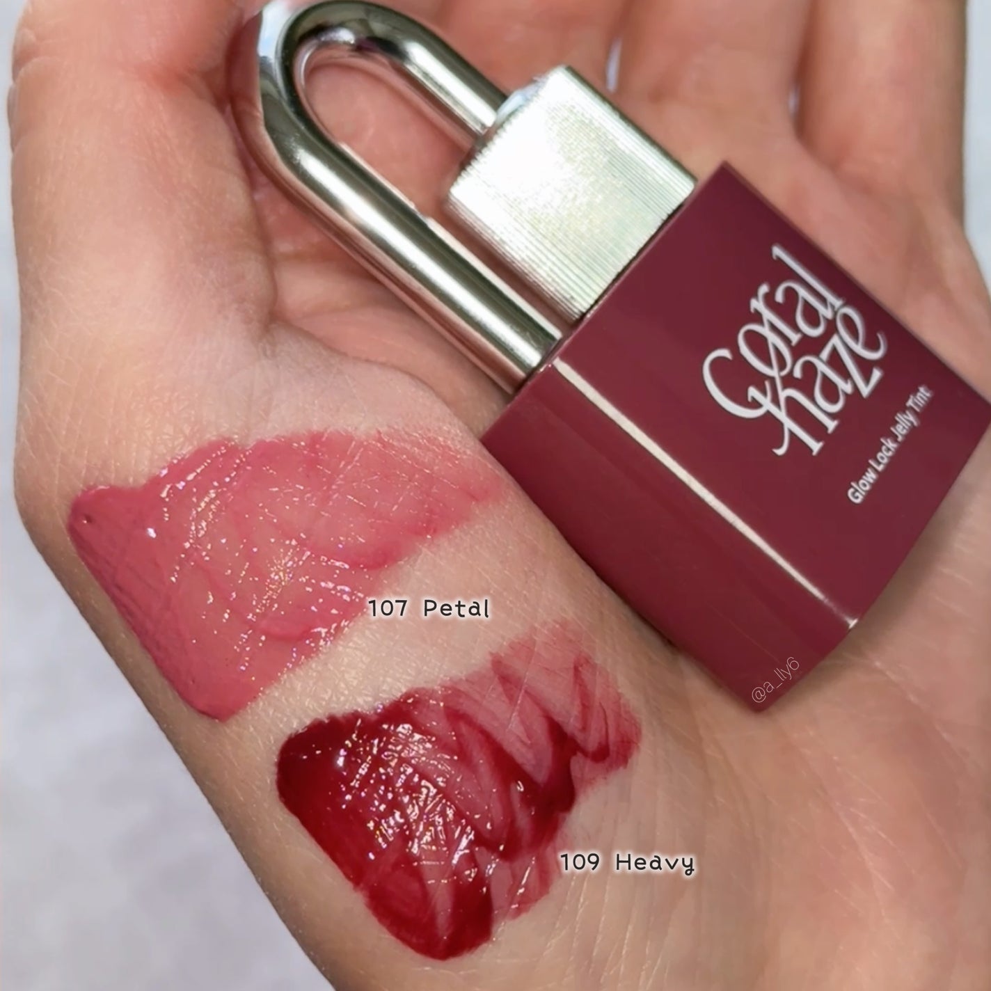 グロウロックゼリーティント/Coralhaze/リップティントを使ったクチコミ(2枚目)