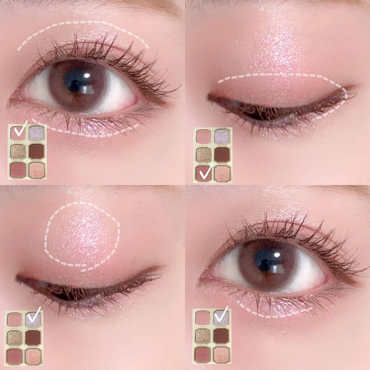 絵画アイシャドウパレット/MilleFée/アイシャドウパレットを使ったクチコミ(5枚目)