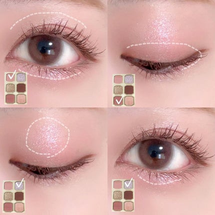 絵画アイシャドウパレット/MilleFée/アイシャドウパレットを使ったクチコミ(5枚目)