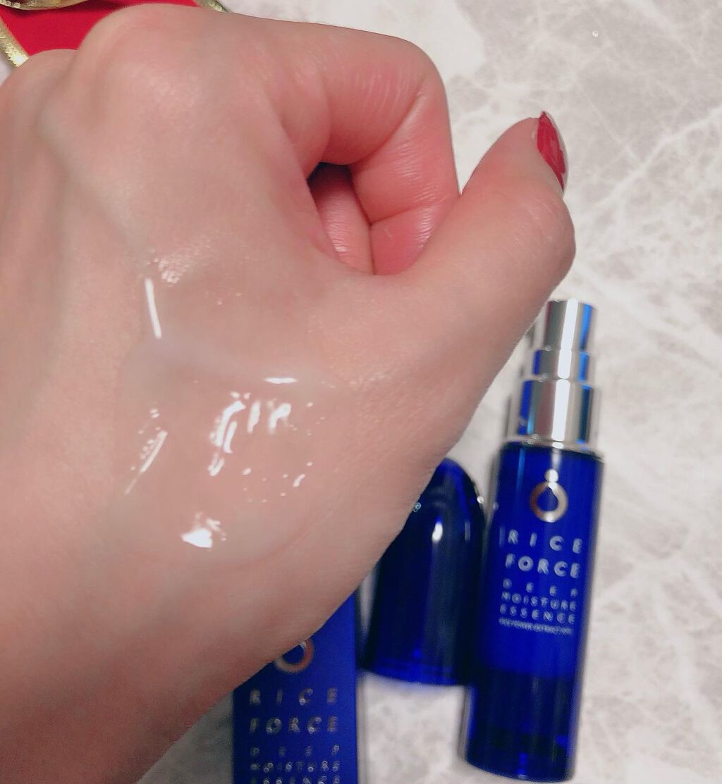 ディープモイスチュアエッセンス/ライスフォース/美容液を使ったクチコミ（3枚目）