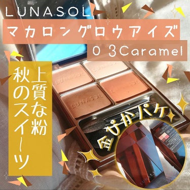 マカロングロウアイズ/LUNASOL/アイシャドウパレットを使ったクチコミ（1枚目）