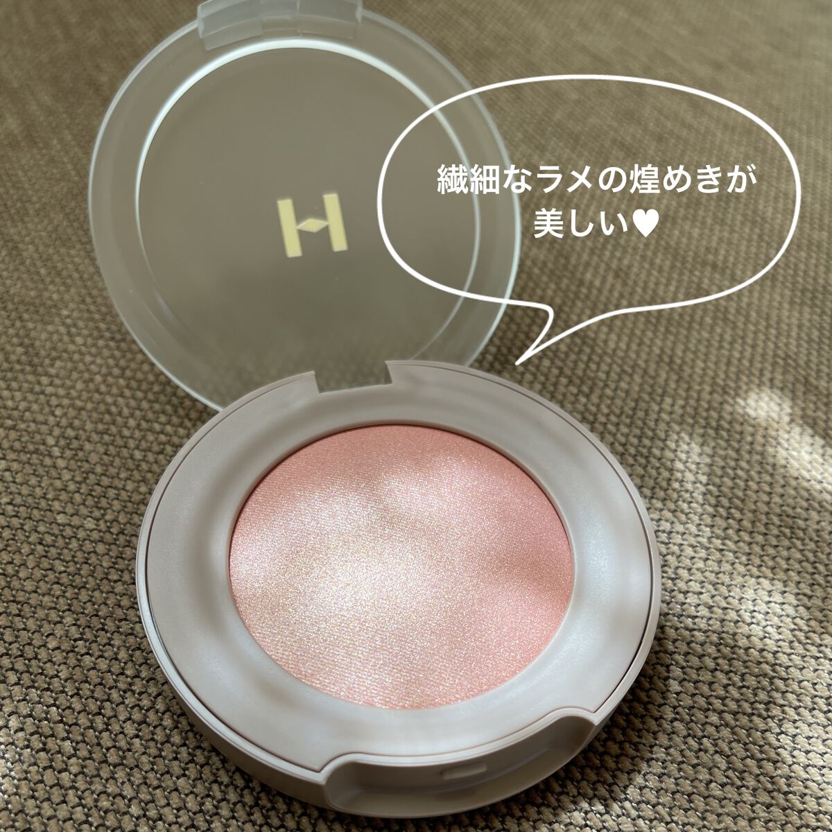 トゥルーディメンショングロウチーク/hince/パウダーチークを使ったクチコミ（2枚目）