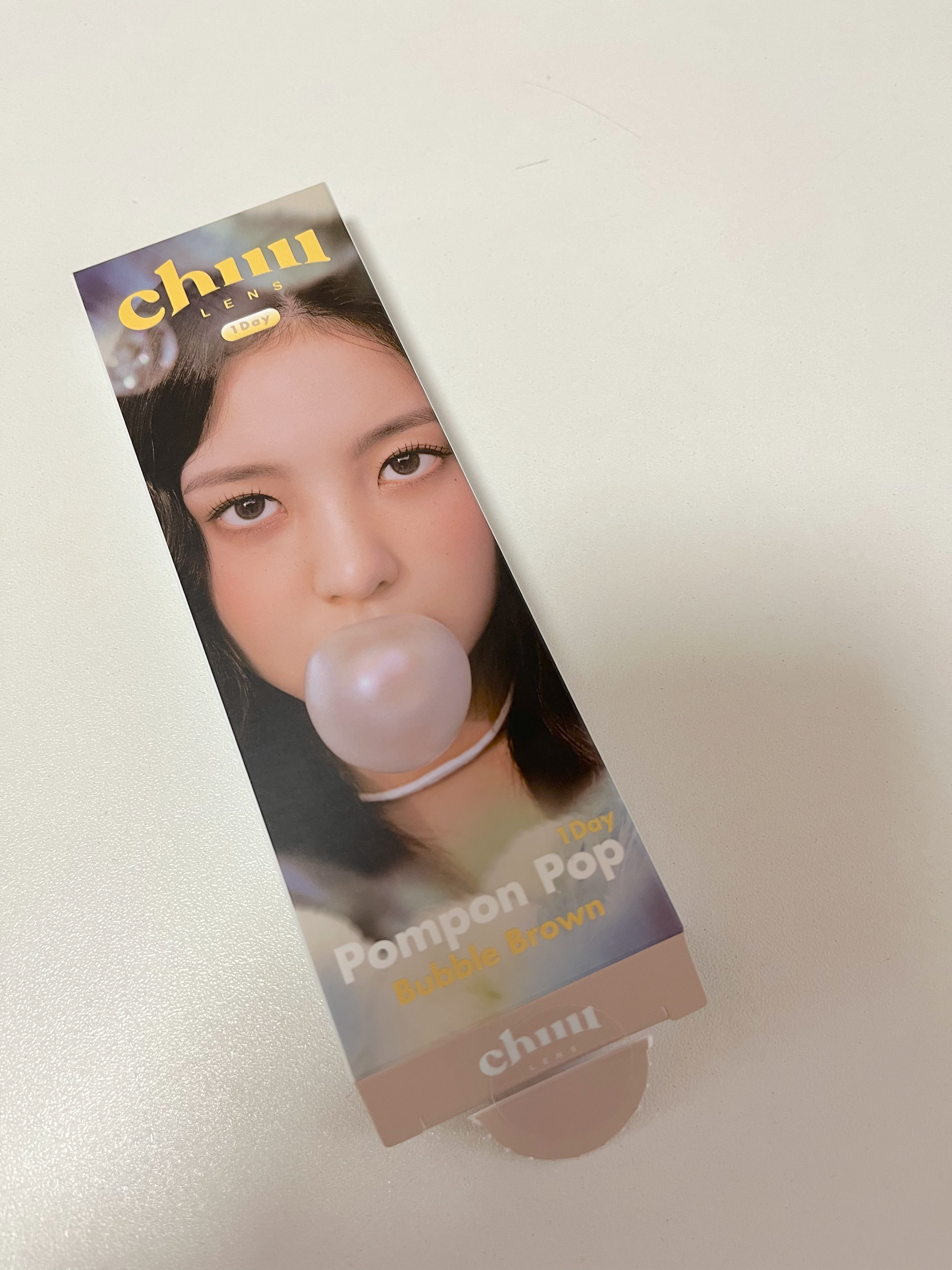 Pompon Pop /chuu LENS/ワンデー（１DAY）カラコンを使ったクチコミ（2枚目）