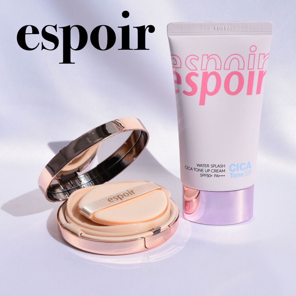 プロテーラービーグロウクッション(オールニュー)/espoir/クッションファンデーションを使ったクチコミ（1枚目）