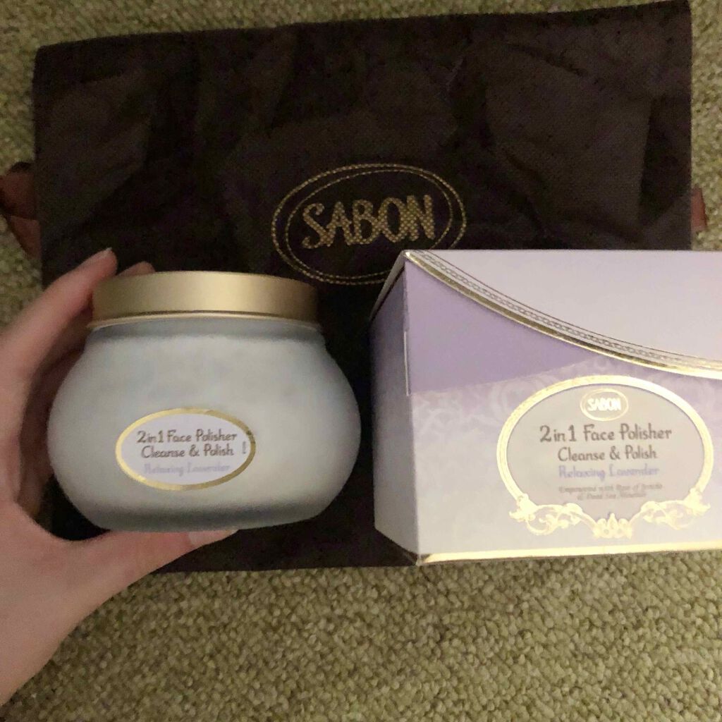 フェイスポリッシャー リラクシング(ラベンダー)/SABON/スクラブ・ゴマージュを使ったクチコミ(1枚目)