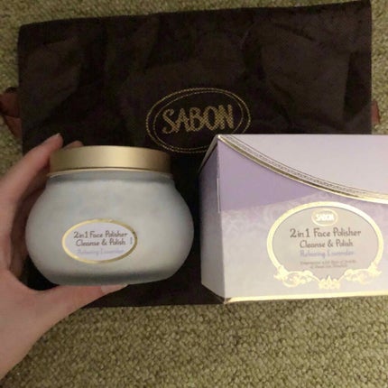 フェイスポリッシャー リラクシング(ラベンダー)/SABON/スクラブ・ゴマージュを使ったクチコミ(1枚目)