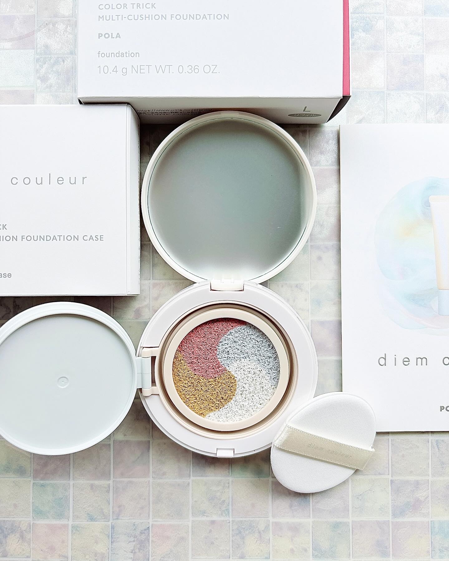 ディエム クルール カラートリックマルチクッションファンデーション/ディエム クルール/クッションファンデーションを使ったクチコミ（1枚目）