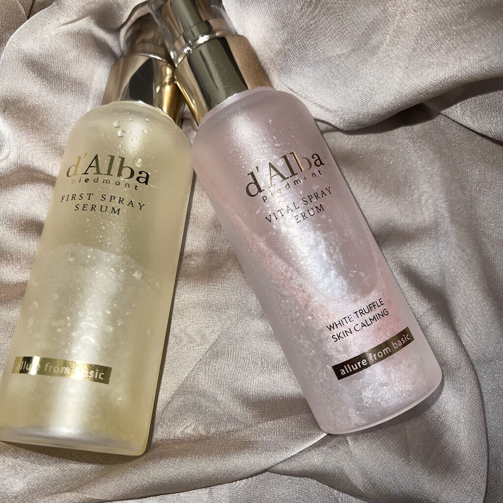 ダルバ ホワイトトリュフファーストスプレーセラム/ダルバ/ミスト状化粧水を使ったクチコミ（1枚目）