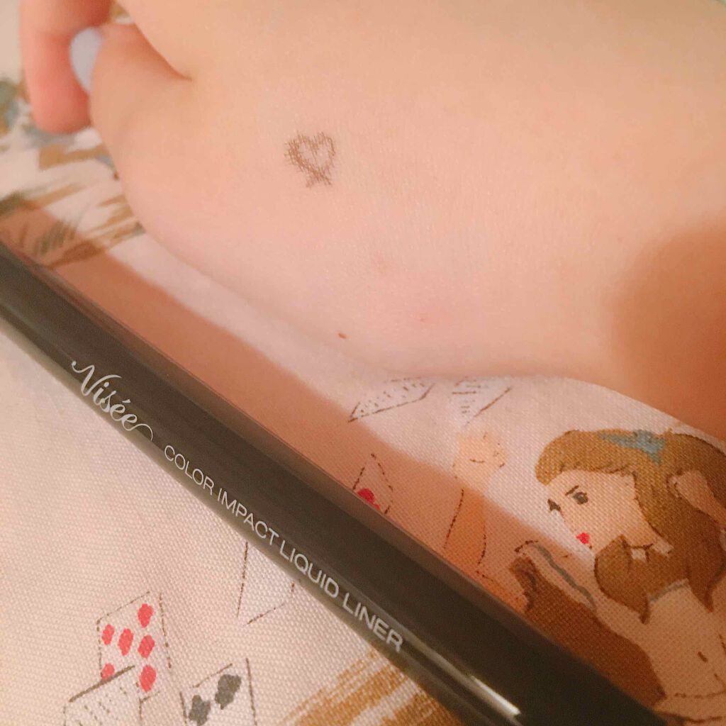 カラーインパクト リキッドライナー/Visée/リキッドアイライナーを使ったクチコミ(1枚目)