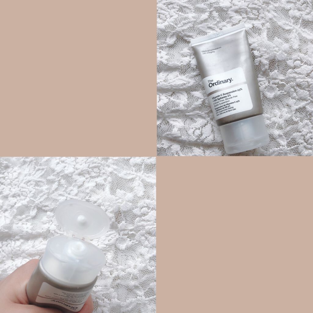 Cサスペンション23+HAスフィア2フェイスクリーム/The Ordinary/美容液を使ったクチコミ（3枚目）