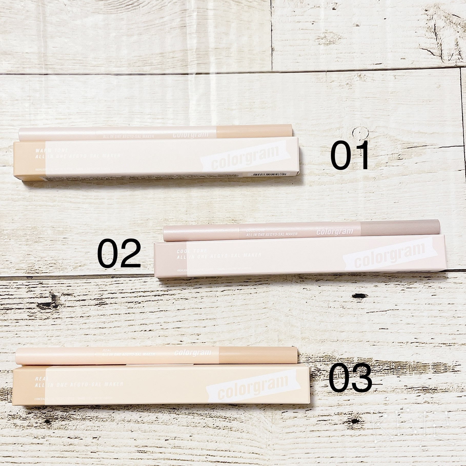 カラーグラム オールインワン涙袋メーカー/Colorgram/ペンシルアイライナーを使ったクチコミ（2枚目）