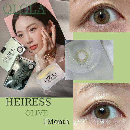 エアリス(Heiress)/OLOLA/カラーコンタクトレンズを使ったクチコミ(1枚目)