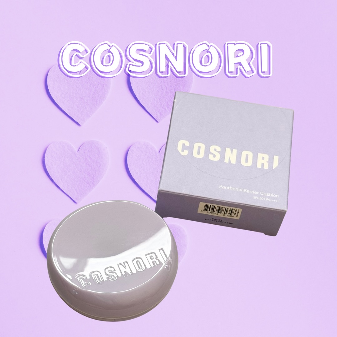 パンテノールバリアクッション/COSNORI/クッションファンデーションを使ったクチコミ（1枚目）