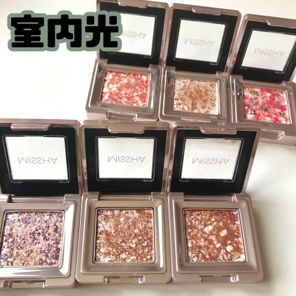 グリッタープリズム シャドウ/MISSHA/グリッターを使ったクチコミ(3枚目)