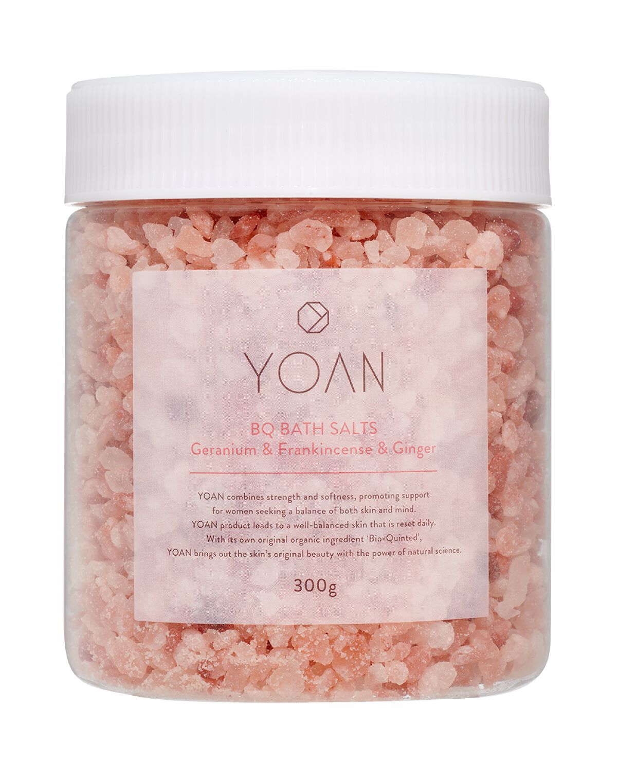 BQバスソルト ゼラニウム&フランキンセンス&ジンジャーの香り 300g