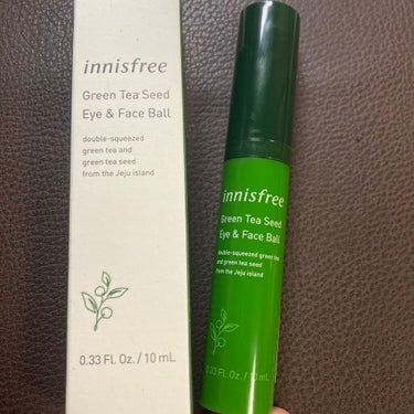 グリーンティーシード アイ＆フェイスボール/innisfree/美容液を使ったクチコミ（2枚目）