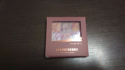 オーラクリエイション/BLEND BERRY/アイシャドウパレットを使ったクチコミ(1枚目)