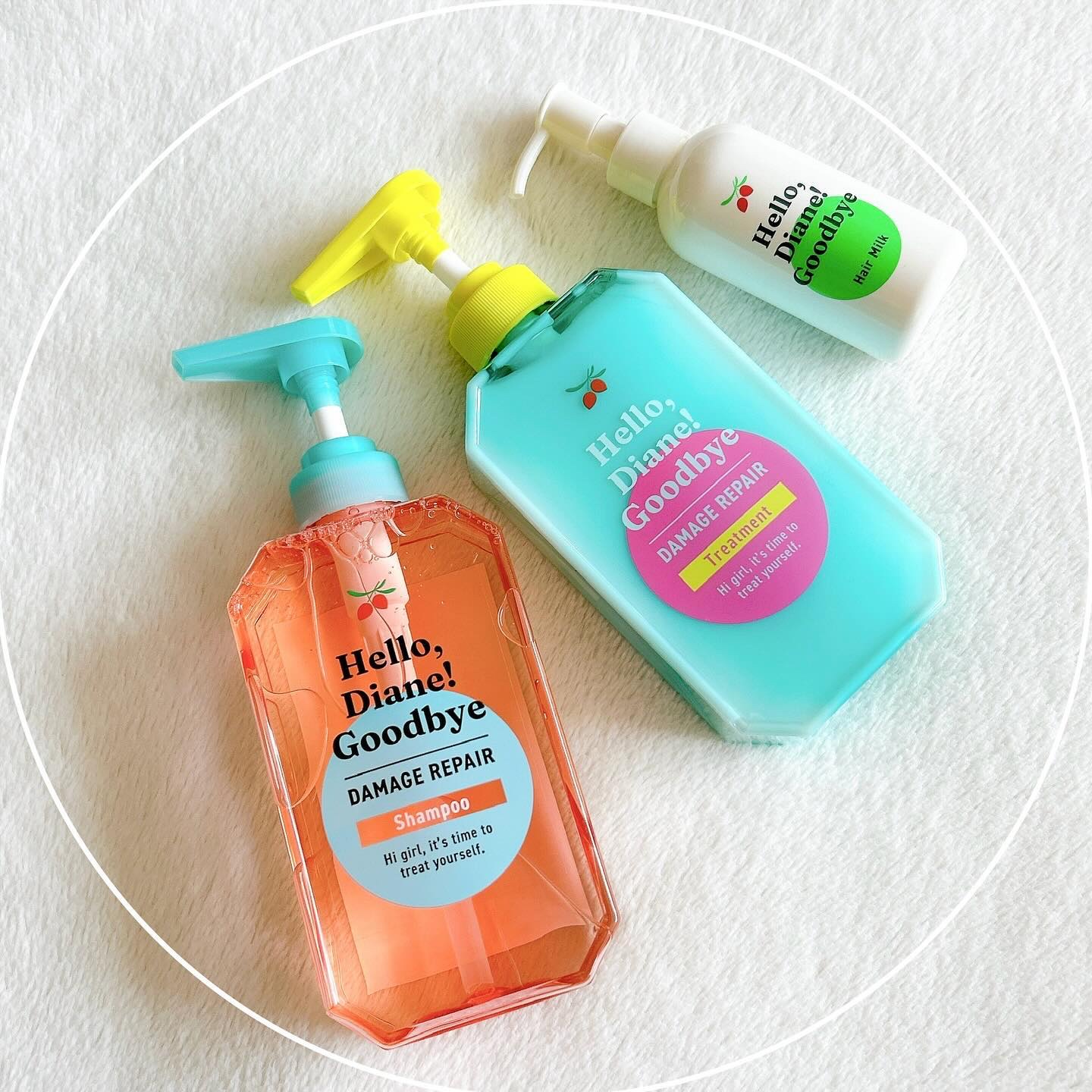 ハローダイアン グッバイ ダメージリペア シャンプー/トリートメント/ダイアン/市販シャンプーを使ったクチコミ（1枚目）