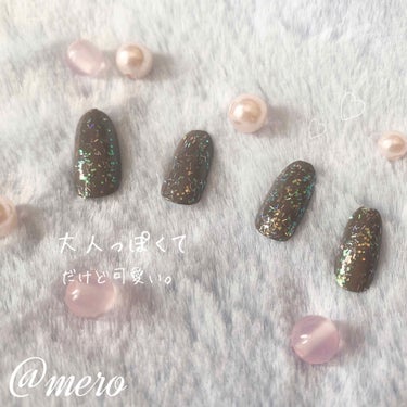 mero🧸🖤 on LIPS 「meroです🧸🖤今回は簡単セルフネイル💅をご紹介しちゃいます◎..」（3枚目）