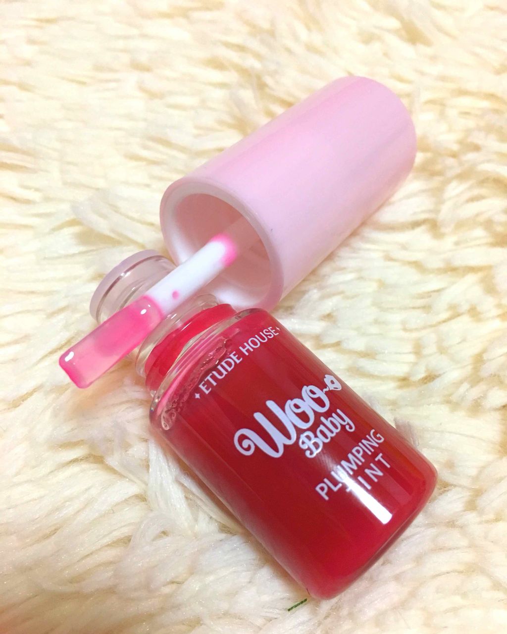 WOO リッププランパー ティント/ETUDE/リップグロスを使ったクチコミ（2枚目）
