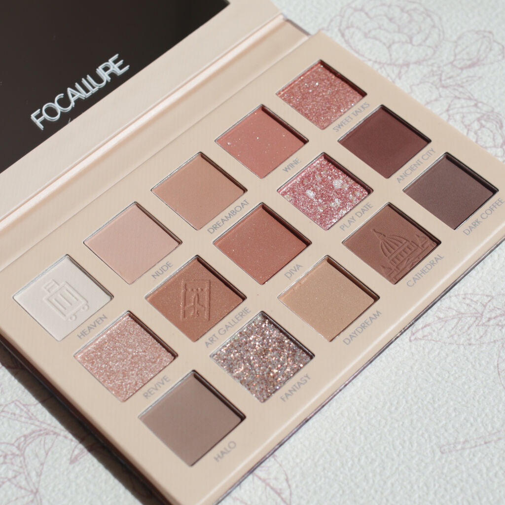 GO TRAVEL 15色アイシャドウパレット/FOCALLURE/アイシャドウパレットを使ったクチコミ（2枚目）