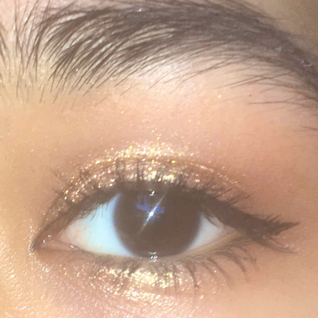 Glitter Loose Powder Make up Brighten Pigment Metallic Shimeer eye shadow/FOCALLURE/単色アイシャドウを使ったクチコミ(2枚目)