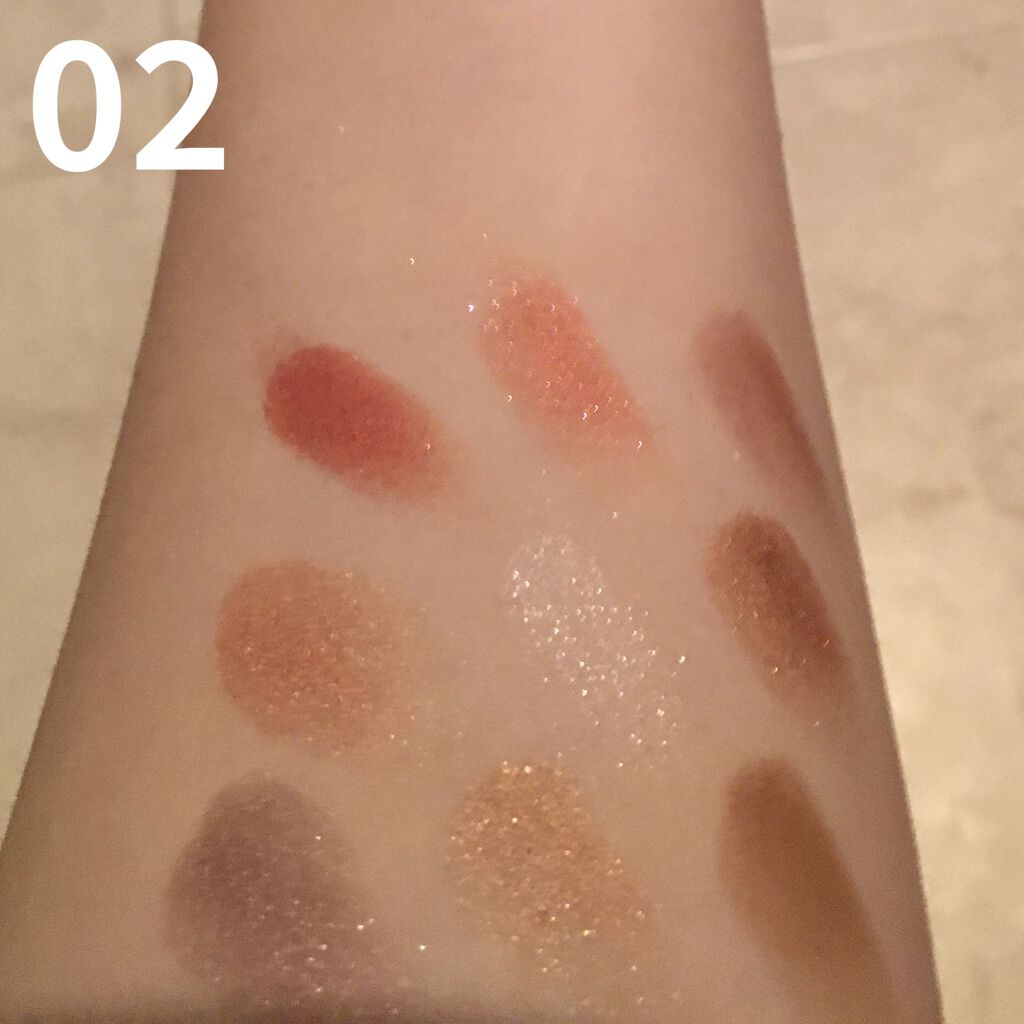 UR GLAM　BLOOMING EYE COLOR PALETTE/U R GLAM/アイシャドウパレットを使ったクチコミ（3枚目）